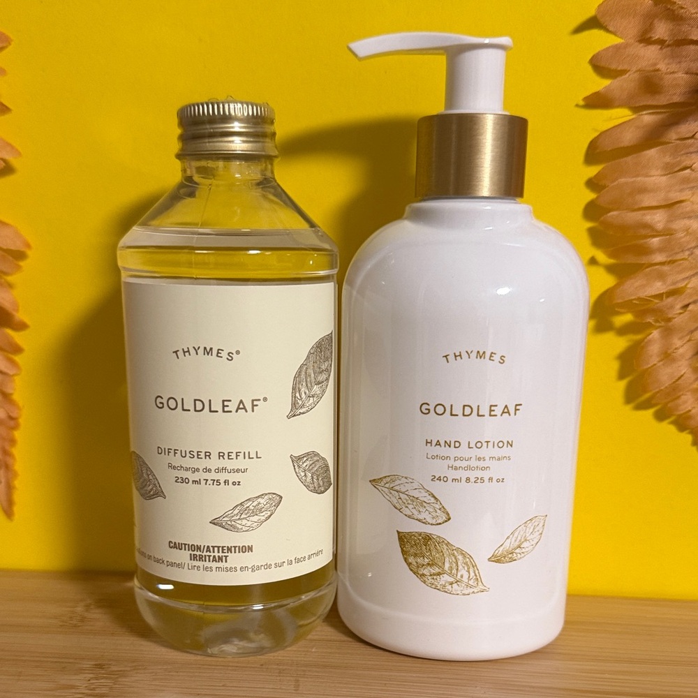 Goldleaf Hand Lotion and Diffuser Refill Set